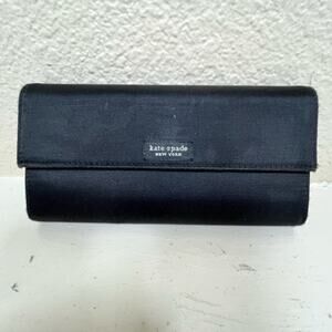 Kate Spade Black Long Wallet - very good used condition